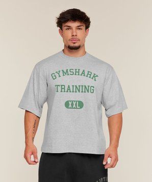 Футболка Gymshark &laquo;Training Graphic&raquo; &mdash; колір: Сірий &mdash; Large A4C8C-GBCN-L фото