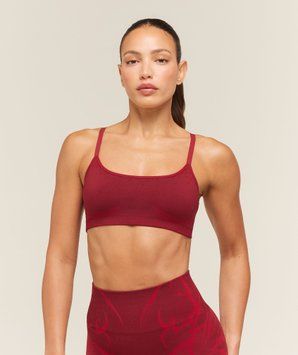 Спортивний бра Gymshark &laquo;Storm Seamless&raquo; &mdash; колір: Червоний &mdash; Extra Large B5B8Q-RB15-XL фото