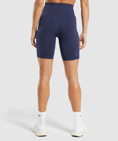Шорти Gymshark &laquo;Vital Seamless 7 inch&raquo; &mdash; колір: Синій &mdash; Extra Extra Small B1B1P-UCW7-XXS фото