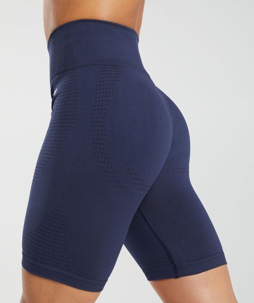 Шорти Gymshark &laquo;Vital Seamless 7 inch&raquo; &mdash; колір: Синій &mdash; Extra Extra Small B1B1P-UCW7-XXS фото