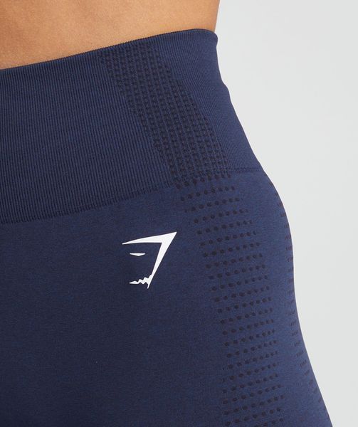 Шорти Gymshark &laquo;Vital Seamless 7 inch&raquo; &mdash; колір: Синій &mdash; Extra Extra Small B1B1P-UCW7-XXS фото
