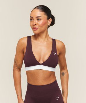 Спортивний бра Gymshark &laquo;Everyday Seamless Contrast&raquo; &mdash; колір: Різнокольоровий &mdash; Small B6C5W-PCDS-S фото
