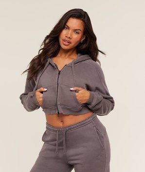 Худі Gymshark &laquo;Pump Zip Through&raquo; &mdash; колір: Коричневий &mdash; Extra Small B6B5O-NDF3-XS фото