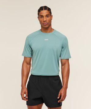 Футболка Gymshark &laquo;Train&raquo; &mdash; колір: Синій &mdash; Extra Small A4C5O-UD6X-XS фото