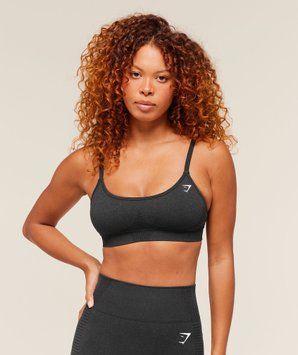 Спортивний бра Gymshark &laquo;Vital Seamless Minimal&raquo; &mdash; колір: Чорний &mdash; Extra Extra Small B1C5G-BBF3-XXS фото