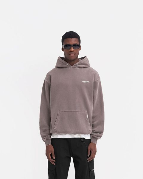 Худі Represent Owners Club Hoodie &mdash; Fog &mdash; S / Fog 5056680007964 фото
