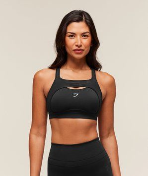 Спортивний бра Gymshark &laquo;Alpha High Support&raquo; &mdash; колір: Чорний &mdash; Extra Small B9A7J-BB2J-XS фото