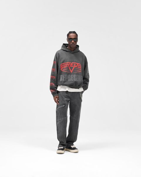 Штани Represent Cotton Workwear Pant &mdash; вицвілий чорний &mdash; XS / вицвілий чорний 5063467143937 фото