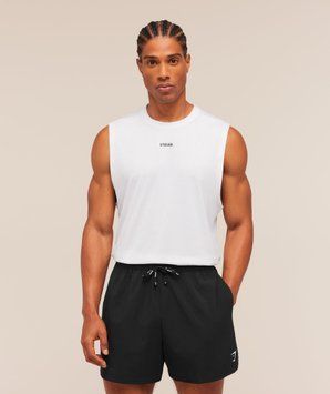 Майка Gymshark &laquo;Train Cut Off&raquo; &mdash; колір: Білий &mdash; Large A5C3D-WB57-L фото