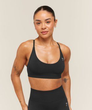 Спортивний бра Gymshark &laquo;Everyday Seamless Racerback&raquo; &mdash; колір: Чорний &mdash; Extra Small B4C1V-BB2J-XS фото
