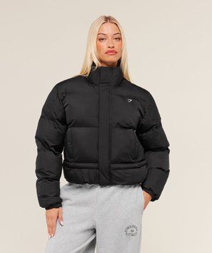 Пуховик Gymshark &laquo;Puffer&raquo; &mdash; колір: Чорний &mdash; Extra Extra Large B8A2A-BB2J-XXL фото