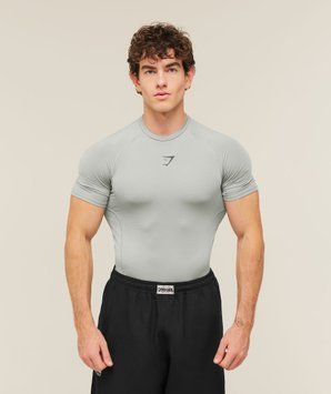 Лонгслів Gymshark &laquo;Element Baselayer&raquo; &mdash; колір: Сірий &mdash; Small A2B4C-GB7R-S фото