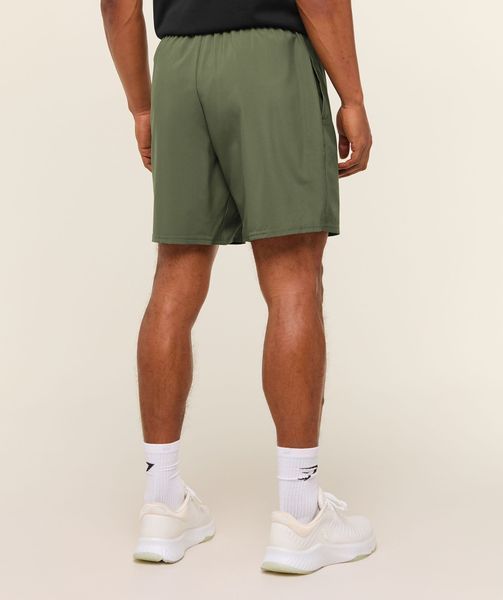 Шорти Gymshark &laquo;Arrival 7"&raquo; &mdash; колір: Зелений &mdash; Extra Small A2A1L-EBF1-XS фото