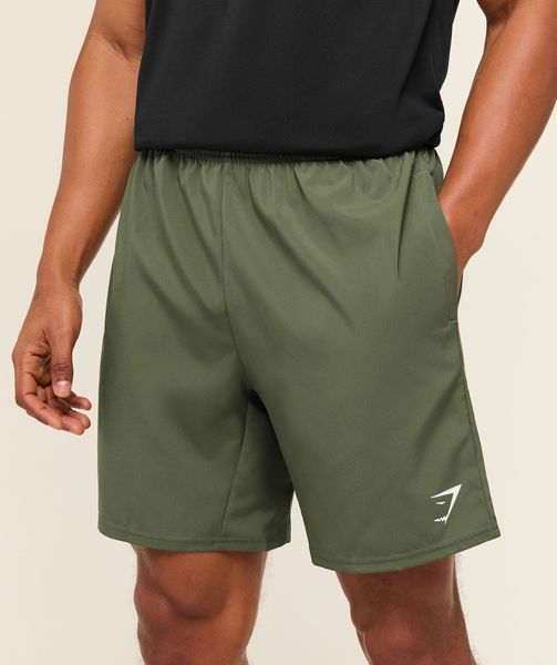 Шорти Gymshark &laquo;Arrival 7"&raquo; &mdash; колір: Зелений &mdash; Extra Small A2A1L-EBF1-XS фото