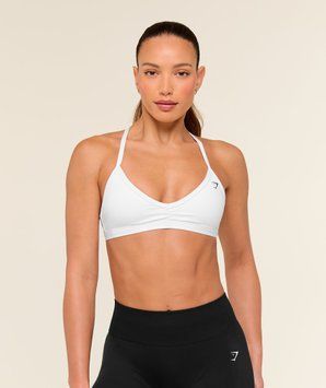Спортивний бра Gymshark &laquo;Minimal&raquo; &mdash; колір: Білий &mdash; Extra Extra Small B3A2J-WBBM-XXS фото
