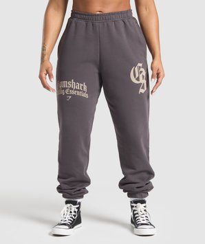 Штани Gymshark Gymshark Lifting Essentials Oversized Jogger - Greyed Purple &mdash; Extra Extra Small B2B3I-PBVR-XXS фото