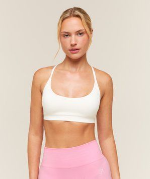 Спортивний бра Gymshark &laquo;Everyday Seamless Racerback&raquo; &mdash; колір: Білий &mdash; Extra Large B4C1V-WCMY-XL фото