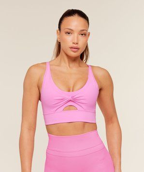 Спортивний бра Gymshark &laquo;Twist Front&raquo; &mdash; колір: Рожевий &mdash; Medium B5C6A-KDFX-M фото