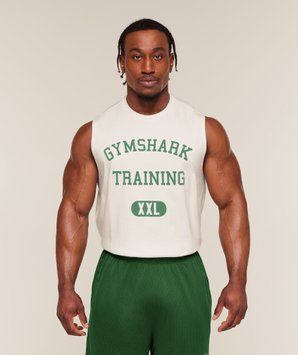 Майка Gymshark &laquo;Training Graphic&raquo; &mdash; колір: Білий &mdash; Large A4C8U-WCMY-L фото