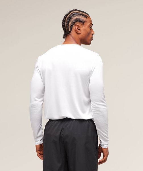 Лонгслів Gymshark &laquo;Arrival Long Sleeve&raquo; &mdash; колір: Білий &mdash; Extra Small A2A1H-WBBM-XS фото