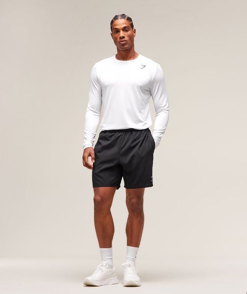Лонгслів Gymshark &laquo;Arrival Long Sleeve&raquo; &mdash; колір: Білий &mdash; Extra Small A2A1H-WBBM-XS фото