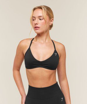 Спортивний бра Gymshark &laquo;Minimal 2.0&raquo; &mdash; колір: Чорний &mdash; Medium B6C4B-BB2J-M фото
