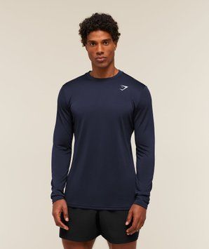 Лонгслів Gymshark &laquo;Arrival Long Sleeve&raquo; &mdash; колір: Синій &mdash; Large A2A1H-UCTN-L фото