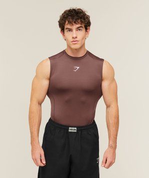 Лонгслів Gymshark &laquo;Element Baselayer&raquo; &mdash; колір: Коричневий &mdash; Extra Large A2C4U-NDJ1-XL фото