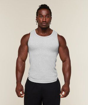 Топ Gymshark &laquo;Cotton Seamless Sleeveless&raquo; &mdash; колір: Сірий &mdash; Small A5C6M-GD83-S фото