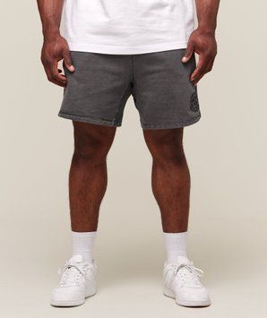 Шорти Gymshark Gymshark Premium Legacy Shorts - Black/Pigment Dye &mdash; Small A6A7A-BB67-S фото