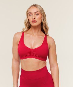 Спортивний бра Gymshark &laquo;Lift Seamless&raquo; &mdash; колір: Червоний &mdash; Small B5C9A-RBQW-S фото