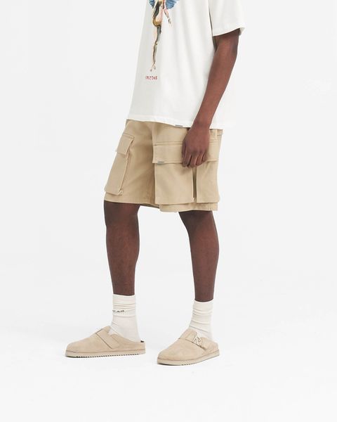Шорти Represent Baggy Cotton Cargo Short &mdash; Sandstone &mdash; XS / Sandstone 5056680034717 фото