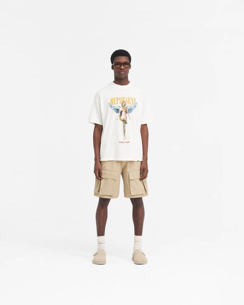 Шорти Represent Baggy Cotton Cargo Short &mdash; Sandstone &mdash; XS / Sandstone 5056680034717 фото