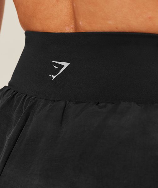 Шорти Gymshark &laquo;Running 2-in-1&raquo; &mdash; колір: Чорний &mdash; Large B3C4D-BB2J-L фото