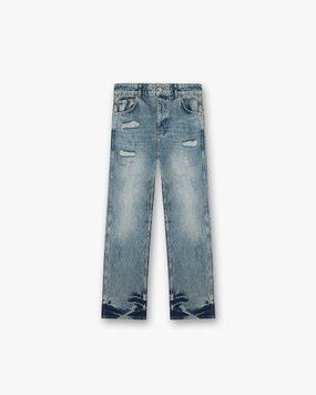Джинси Represent R3 Distressed Baggy Denim &mdash; синій кремовий &mdash; 28 / синій кремовий 5063467113893 фото