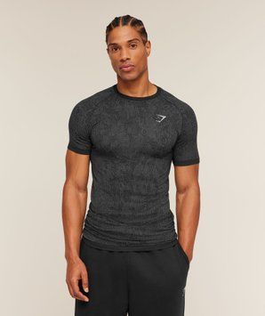 Футболка Gymshark &laquo;Geo Seamless Grid&raquo; &mdash; колір: Різнокольоровий &mdash; Extra Extra Large A4C2Y-BB38-XXL фото