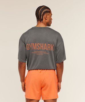 Футболка Gymshark &laquo;Conditioning Club Washed&raquo; &mdash; колір: Різнокольоровий &mdash; Medium A4C5N-BDQW-M фото