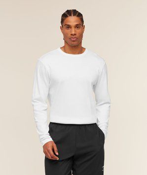 Лонгслів Gymshark &laquo;Off Duty Long Sleeve&raquo; &mdash; колір: Білий &mdash; Small A4C1F-WB57-S фото