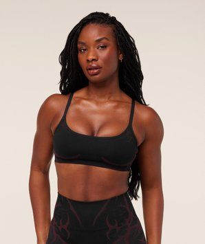Спортивний бра Gymshark &laquo;Storm Seamless&raquo; &mdash; колір: Чорний &mdash; Medium B5B8Q-BDFS-M фото