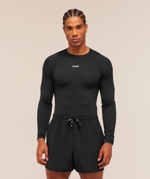 Лонгслів Gymshark &laquo;Train Long Sleeve&raquo; &mdash; колір: Чорний &mdash; Large A5C2Q-BB2J-L фото